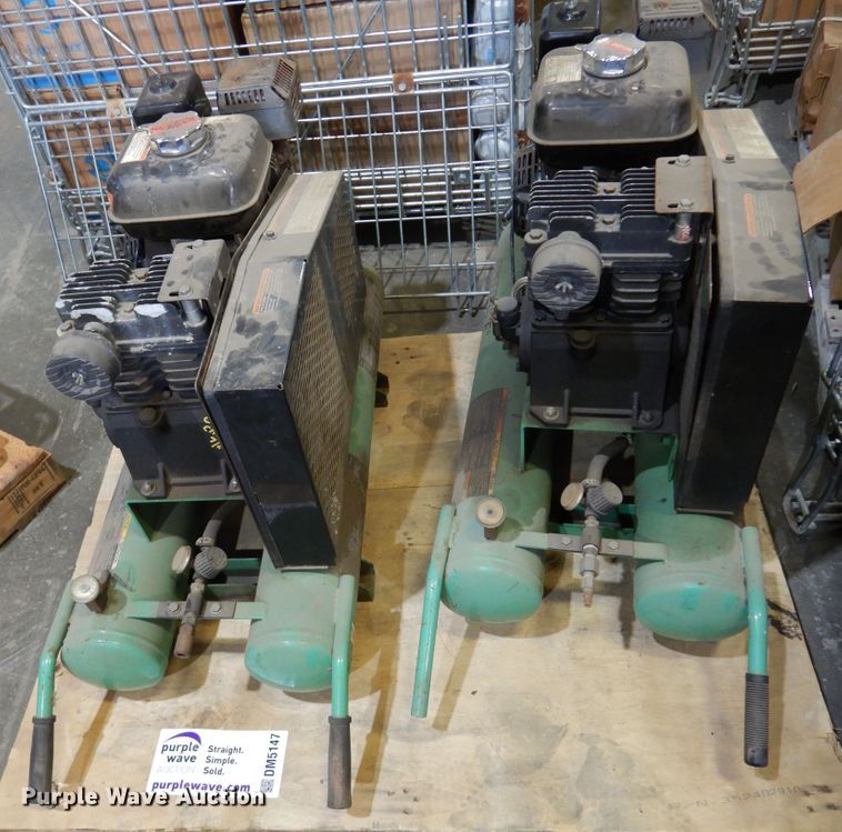 image for item DM5147 (2) Speedaire 1VN93 air compressors