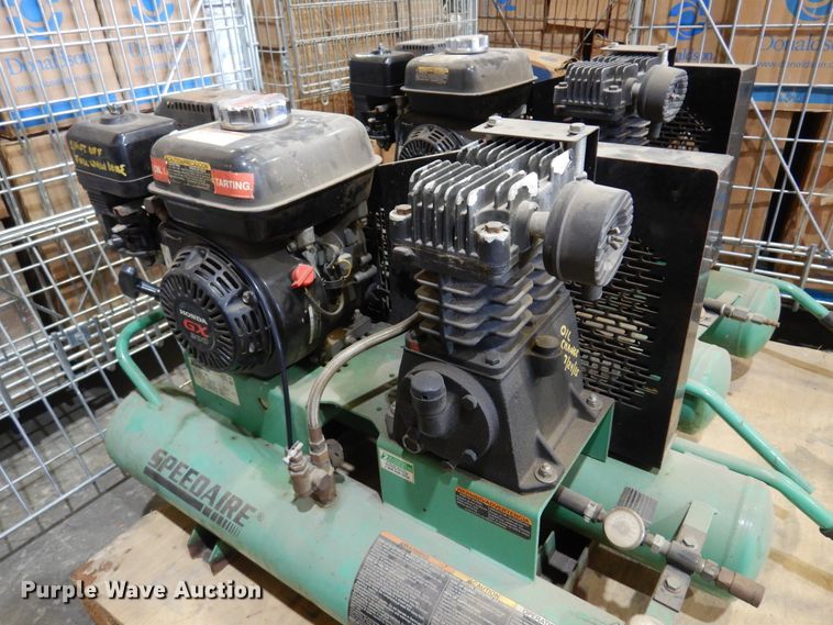 image for item DM5147 (2) Speedaire 1VN93 air compressors