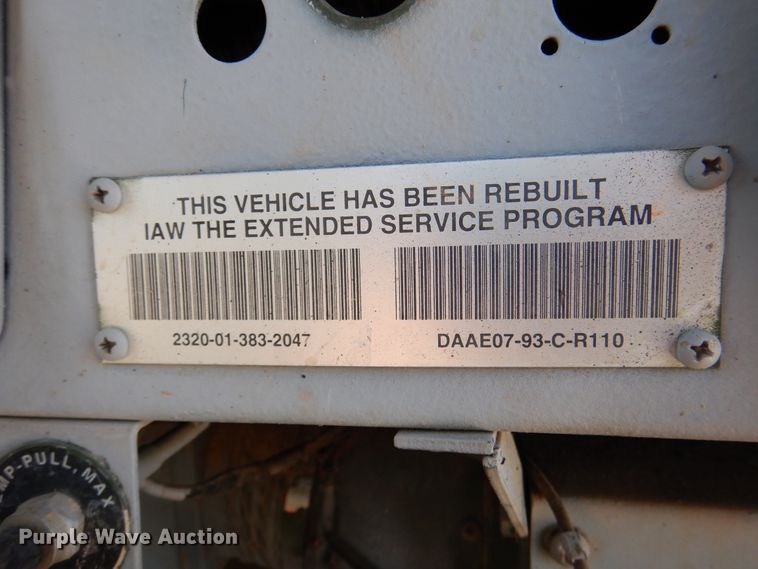 image for item DM6468 1994 Am General M35A3  flatbed truck