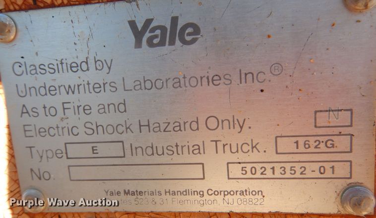 image for item DM6470 1990 Yale ERC025A  forklift