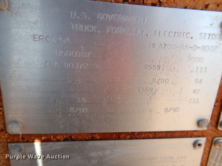 image for item DM6470 1990 Yale ERC025A  forklift