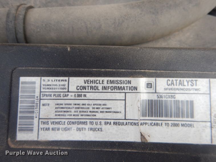 image for item HU9281 2000 Chevrolet Suburban 1500  SUV