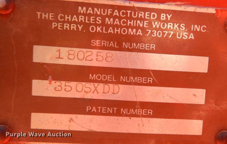 image for item IR9161 Ditch Witch 350SX  cable plow