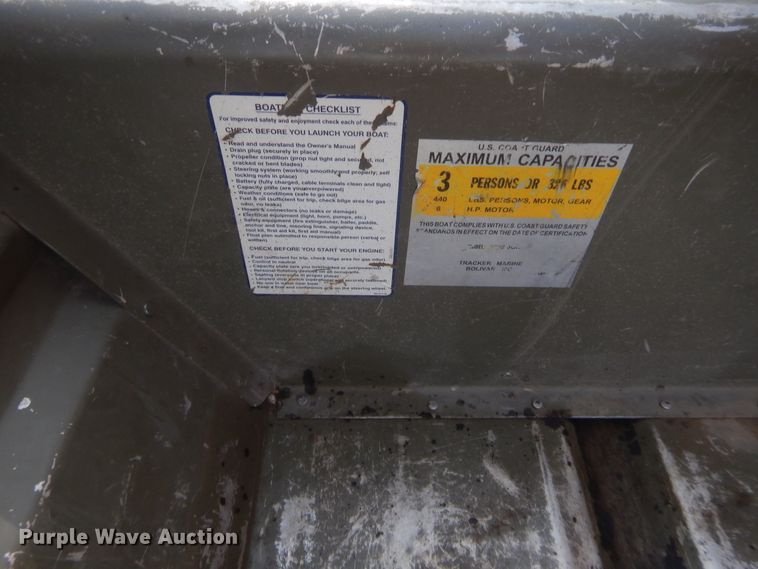 image for item IT9637 2007 Tracker Topper 12  boat