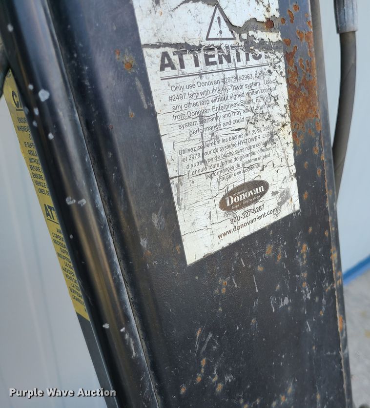 image for item IU9478 Donovan  roll off tarp