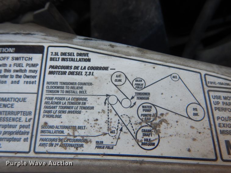 image for item JG9063 2001 Ford F550 Super Duty XL  flatbed truck