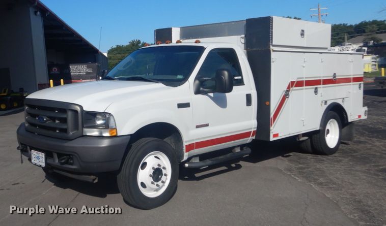 image for item JG9105 2003 Ford F550 Super Duty XL  utility / service truck