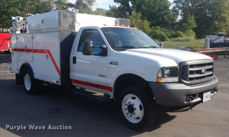 image for item JG9105 2003 Ford F550 Super Duty XL  utility / service truck