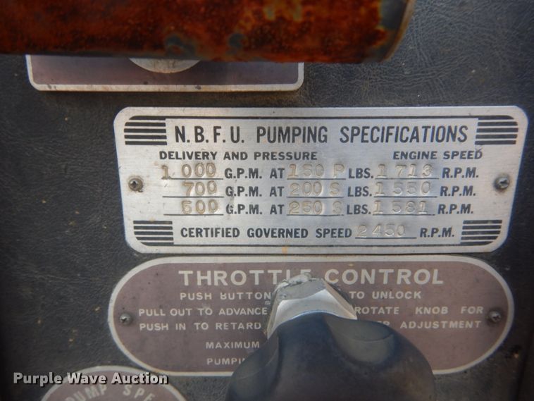 image for item JG9106 1976 American Lafrance  pumper fire truck