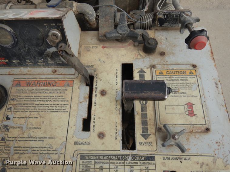 image for item JQ9203 Magnum 38 Special  Concrete saw