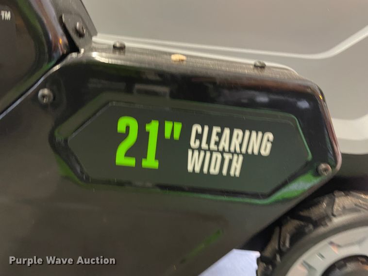 image for item JQ9535 EGO  snow blower