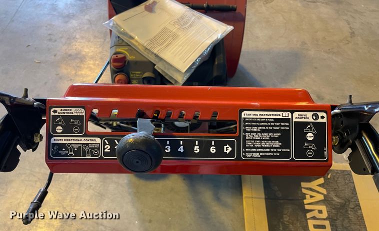 image for item JQ9537 Yard Machines  snow blower