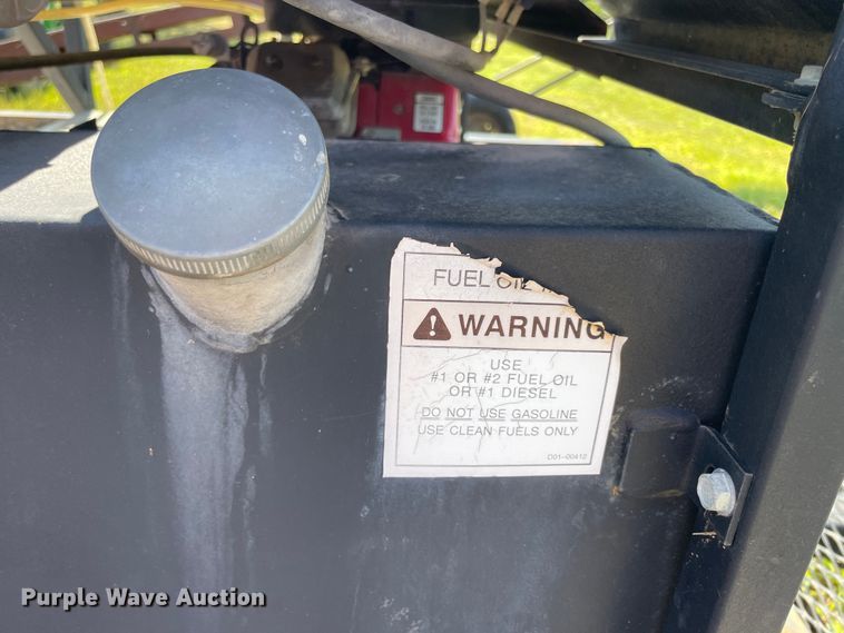 image for item JQ9558 2002  shop built utility trailer with pressure washer