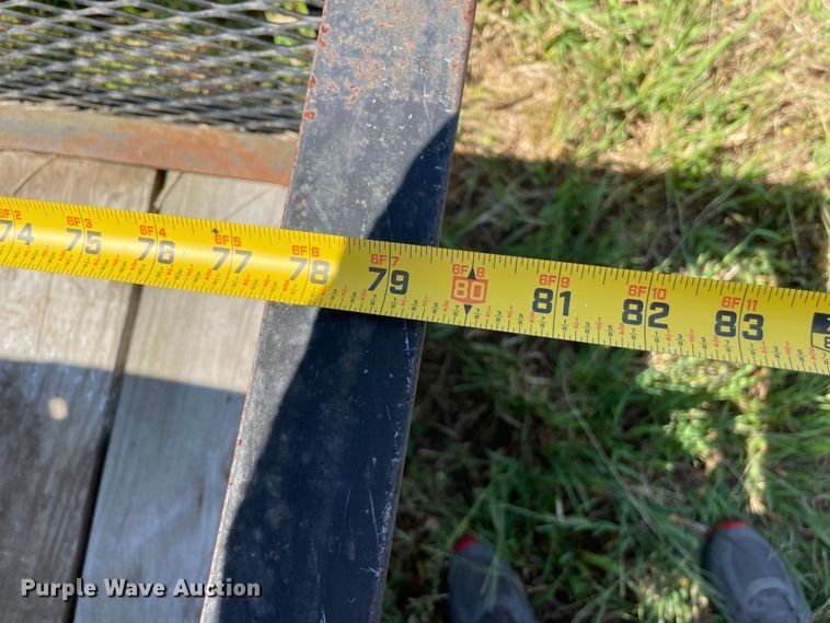 image for item JQ9558 2002  shop built utility trailer with pressure washer