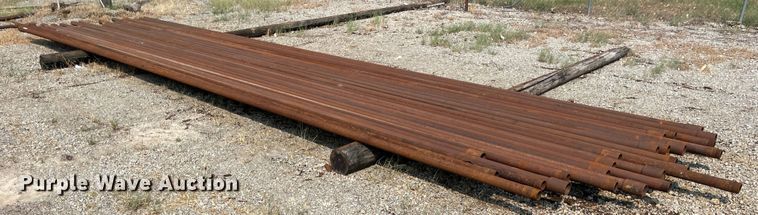 image for item JQ9588 (25) joints of 2 7/8" diameter oilfield structural pipe