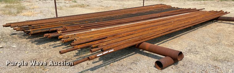image for item JQ9589 (30) joints of 2 3/8" diameter oilfield structural pipe