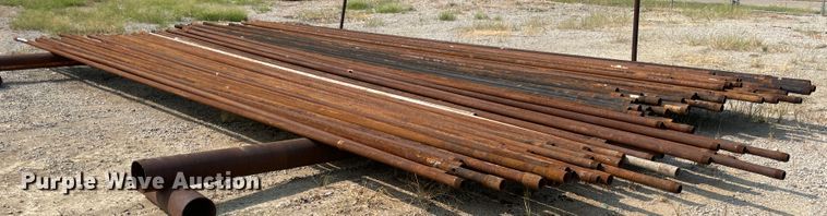 image for item JQ9589 (30) joints of 2 3/8" diameter oilfield structural pipe