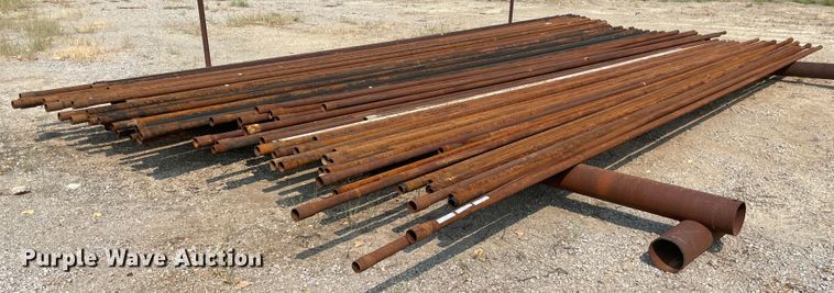 image for item JQ9590 (30) joints of 2 3/8" diameter oilfield structural pipe