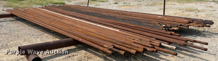 image for item JQ9590 (30) joints of 2 3/8" diameter oilfield structural pipe