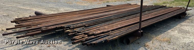 image for item JQ9590 (30) joints of 2 3/8" diameter oilfield structural pipe