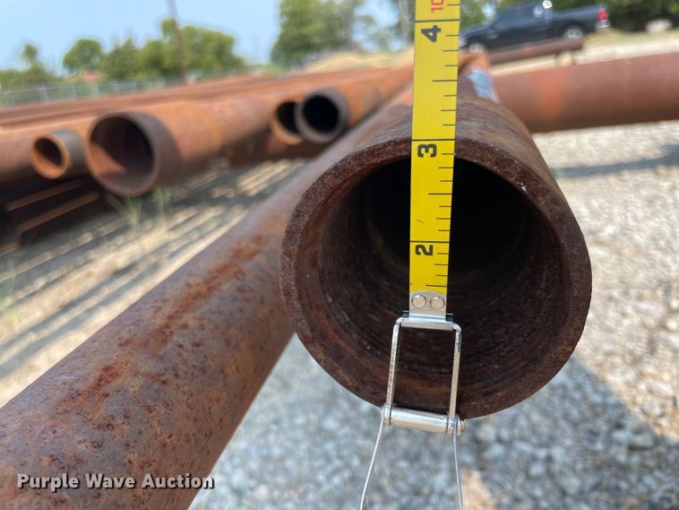 image for item JQ9590 (30) joints of 2 3/8" diameter oilfield structural pipe