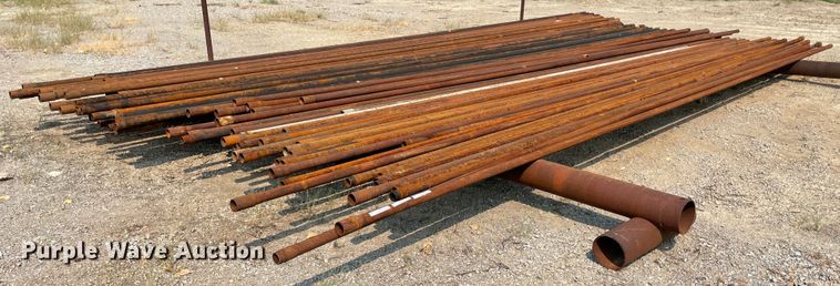 image for item JQ9591 (30) joints of 2 3/8" diameter oilfield structural pipe