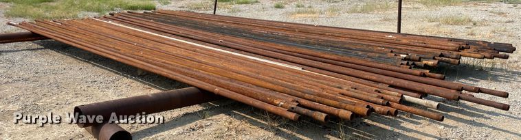 image for item JQ9591 (30) joints of 2 3/8" diameter oilfield structural pipe