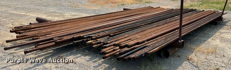 image for item JQ9591 (30) joints of 2 3/8" diameter oilfield structural pipe