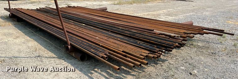 image for item JQ9591 (30) joints of 2 3/8" diameter oilfield structural pipe