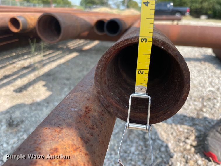 image for item JQ9591 (30) joints of 2 3/8" diameter oilfield structural pipe
