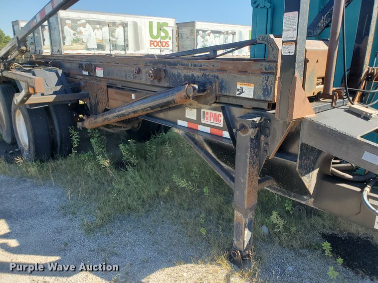 image for item KK9194 2004 KPAC KPPT-29  roll-off container trailer