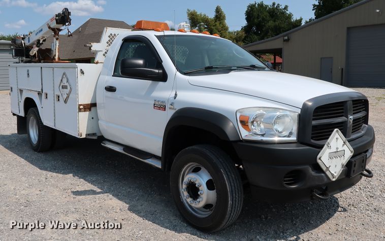image for item KQ9743 2008 Dodge Ram 4500HD  utility / service truck