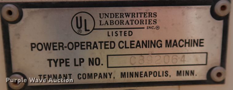 image for item KQ9759 Tennant 8410  sweeper