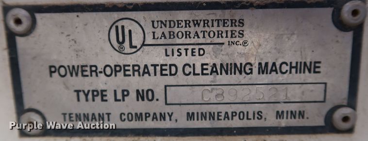 image for item KQ9760 Tennant 7400  sweeper