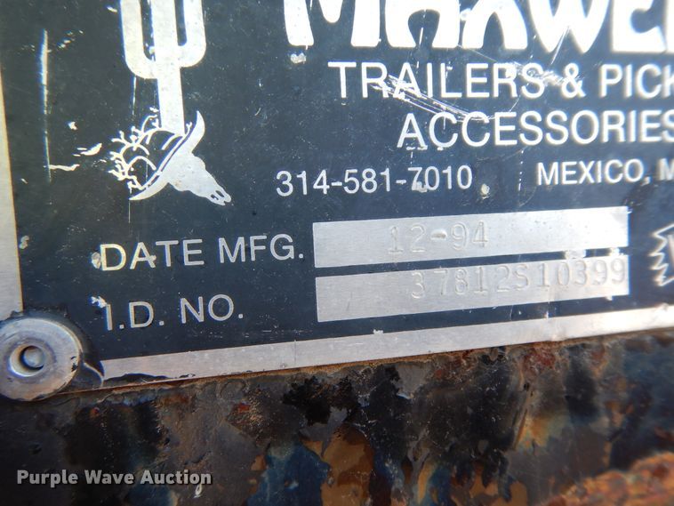 image for item KU9176 Maxwell  flatbed