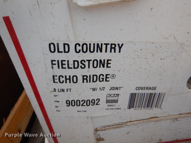 image for item KX9303 (4) pallets of cultured stone