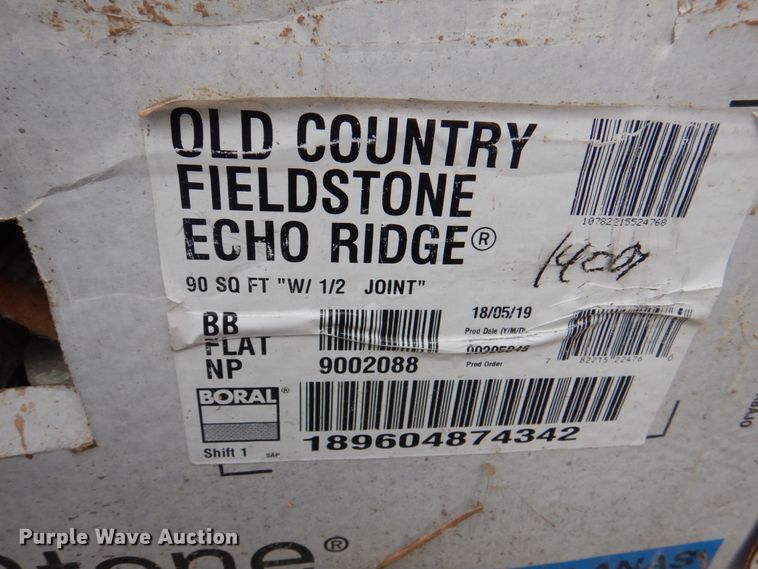 image for item KX9303 (4) pallets of cultured stone