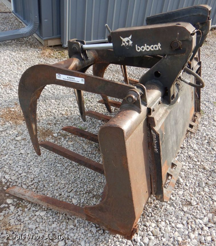 image for item KX9304 Bobcat 65"W skid steer grapple