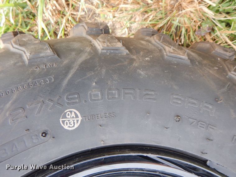 image for item KX9306 (4) tires and wheels