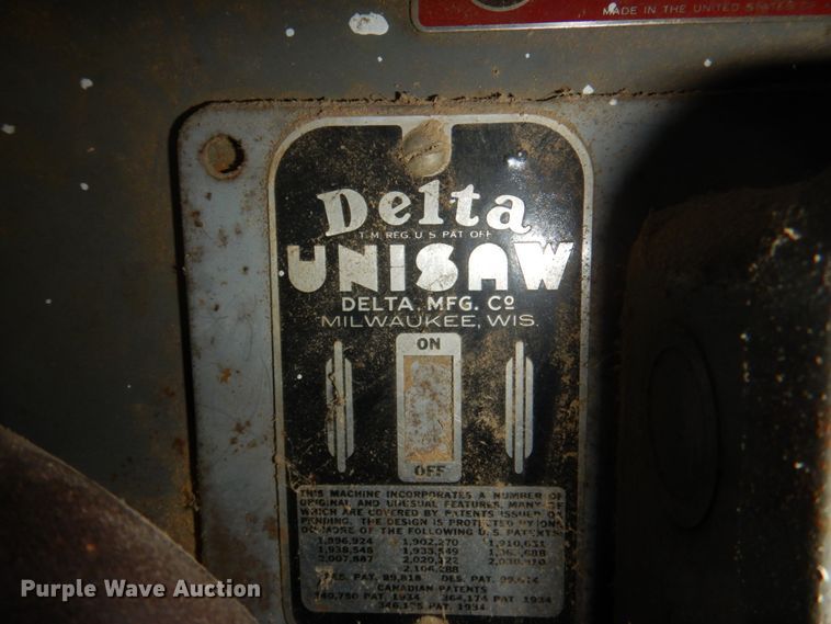 image for item KX9345 Delta  table saw