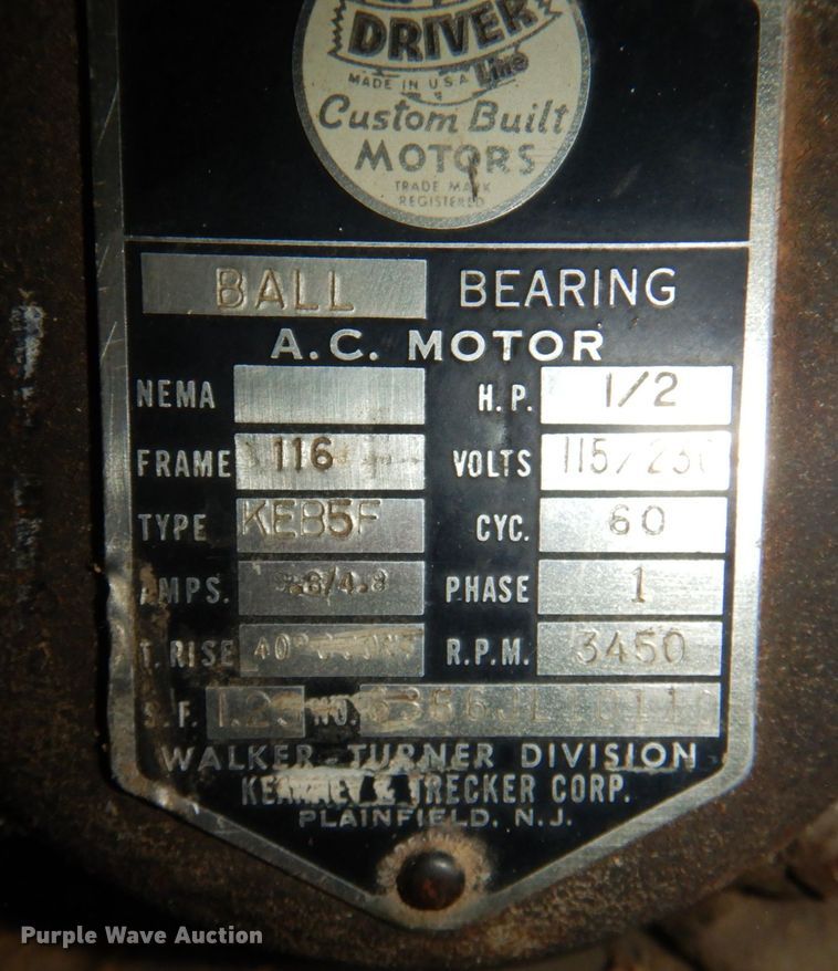 image for item KX9346 Walker Turner  6" jointer