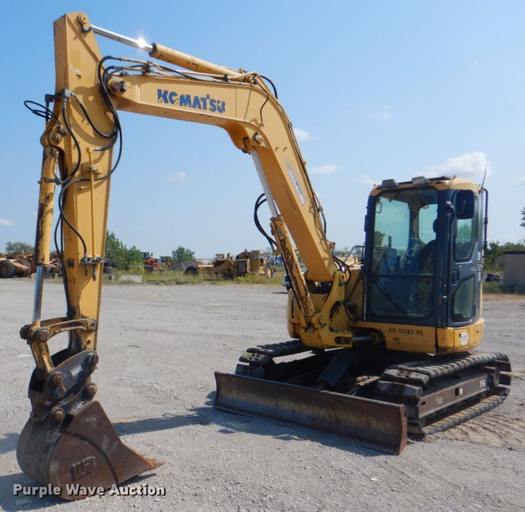 image for item DG1721 2010 Komatsu PC88MR-8  mini excavator