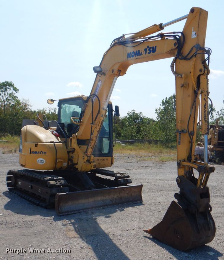 image for item DG1721 2010 Komatsu PC88MR-8  mini excavator