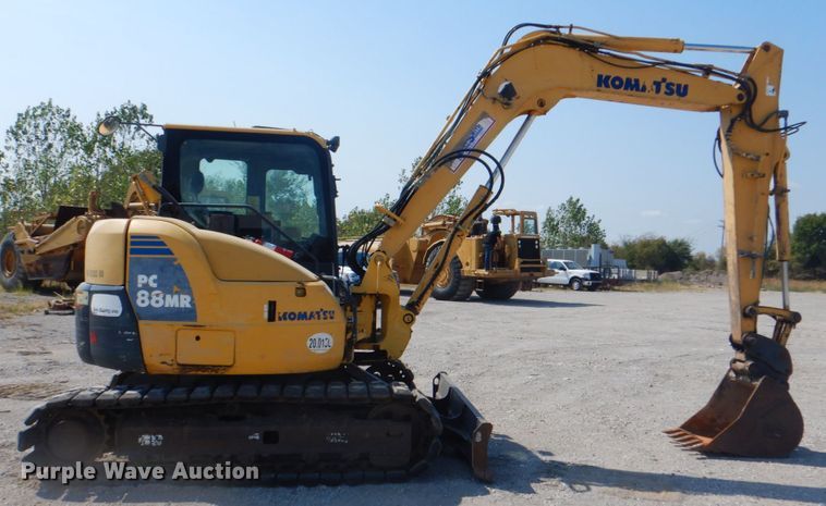 image for item DG1721 2010 Komatsu PC88MR-8  mini excavator