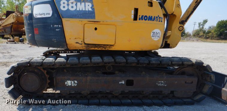 image for item DG1721 2010 Komatsu PC88MR-8  mini excavator