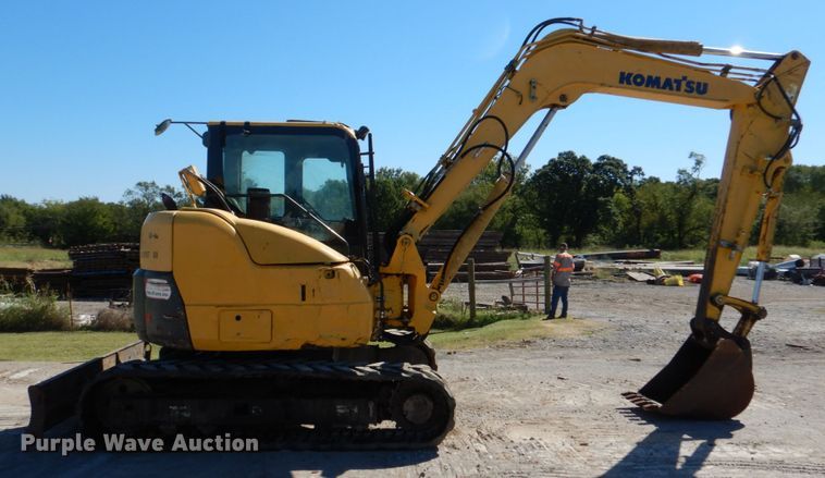 image for item DG1747 2009 Komatsu PC88MR-8  mini excavator