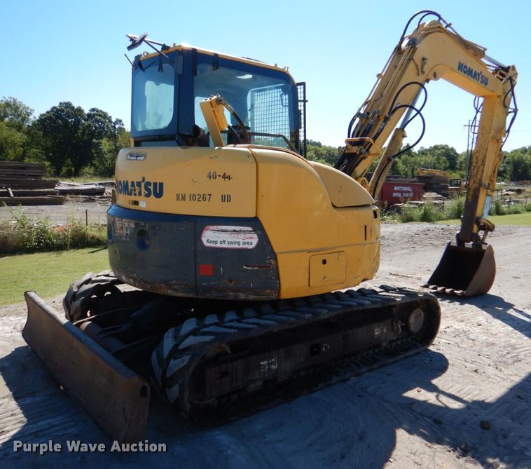 image for item DG1747 2009 Komatsu PC88MR-8  mini excavator
