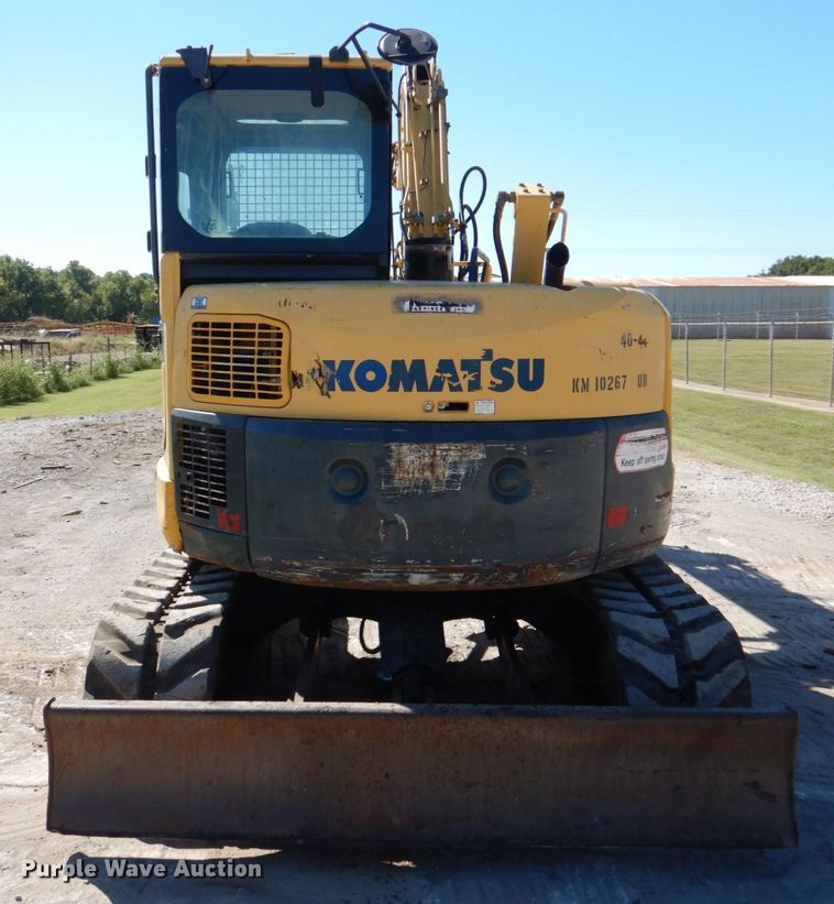 image for item DG1747 2009 Komatsu PC88MR-8  mini excavator
