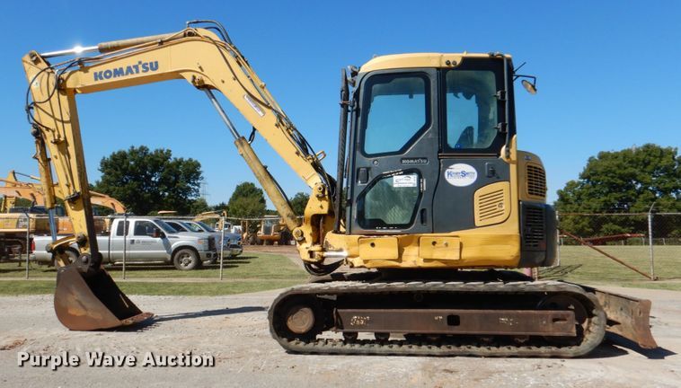 image for item DG1747 2009 Komatsu PC88MR-8  mini excavator