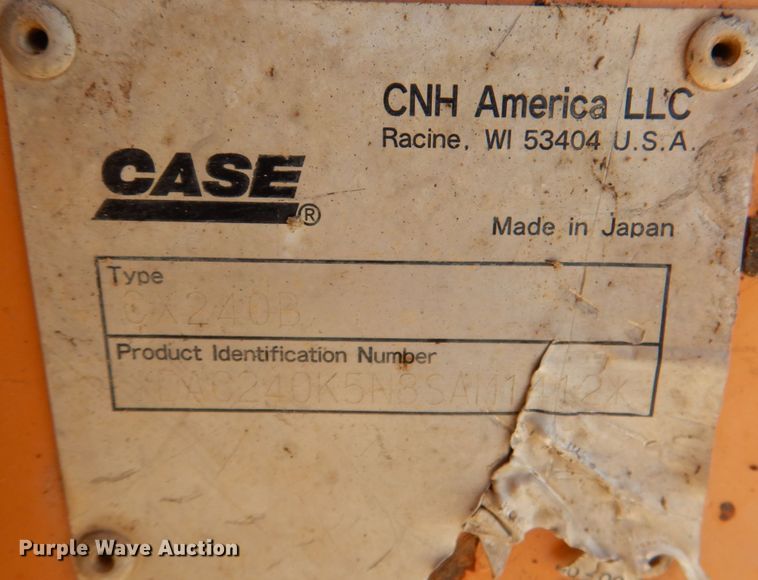 image for item DG1750 Case CX240B  excavator